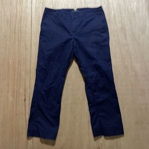 Vintage Womens Lauren Ralph Lauren Chino Pants Sz 10 Navy Blue Pleated‎